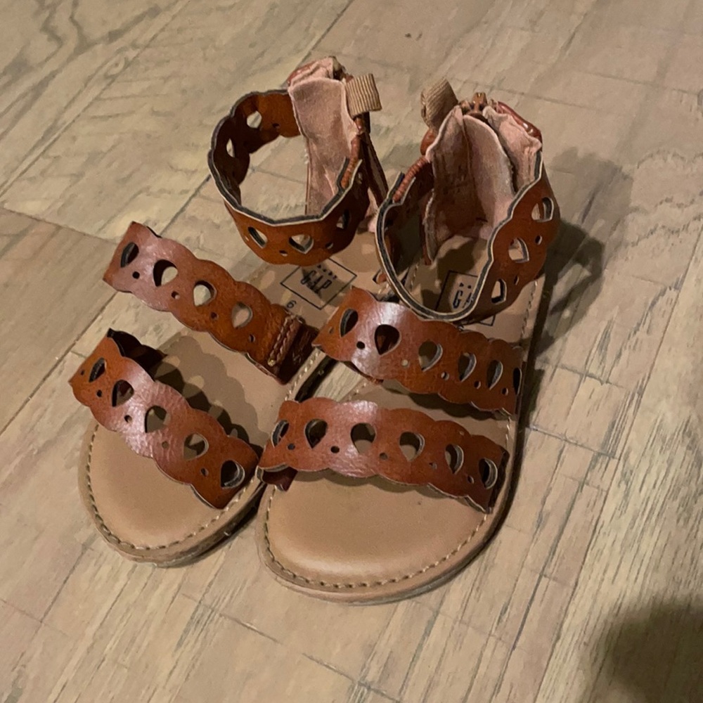 Baby Gap leather sandals size 6